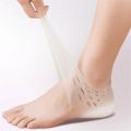 Invisible Height Increase Silicone Socks Gel Heel Pads Orthopedic Arch Support Heel Cushion Soles Insole Foot Massage Unisex Pad. 