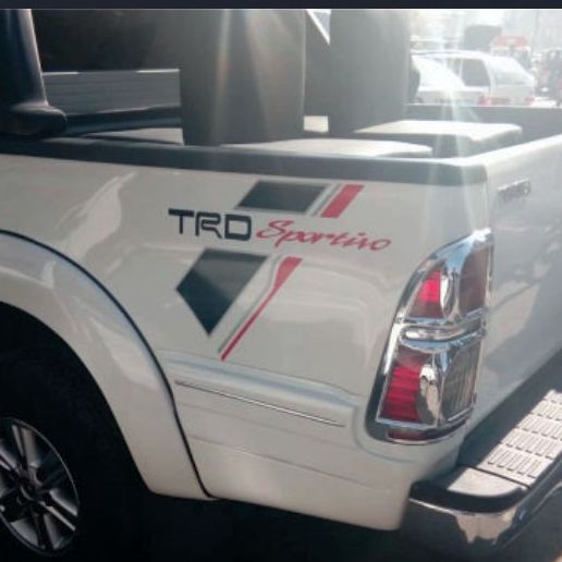 2pcs CUSTOMIZED TRD SPORTIVO STICKERS FOR HILUX