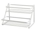 Stainless Steel 2-Layer Spice Rack Stand, Multipurpose Kitchen Organizer for Jars & Shampoo. 
