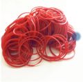 High Quality Red Color Rubber Bands hair Packing Business School Supplies Stretchable Latex Rings. 