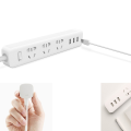 Xiaomi Mi Power Strip 3 Sockets / 3 USB Ports - White | Mi Power Strip | Xiaomi Power Strip Fast Charging With 3 Smart USB Plugs And 3 Standard Sockets Support 2A Quick Charging Plug Board | Mi Power Strip | Mi Leads and Switch Board |. 