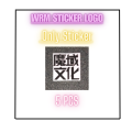WRM Sticker Logo, 3x3 Cube Logo Stickers, Rubik Cube sticker logo 5pcs. 