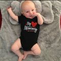New Summer Baby Clothes My Heart Belongs to Mommy Baby Romper Cotton Baby Boy Clothes Bodysuit Baby Girl Clothes Summer 2021. 