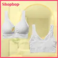 SHOPBOP Women Sports Bra Seamless Air Bra Breathable Brassiere Wire Free Bralette Underwear Padded Lingerie Crop Top Free Size. 