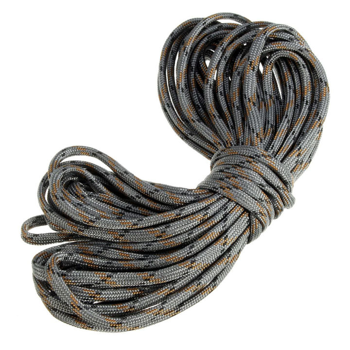 Parachute Rope Length 7 Rope Paracord Parachute Rope Resistant Camping Survival Color: Grey ...