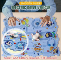 DIY Assembling Electric Race Track Car Toy for Toddlers Educational Puzzle Track Set with Vehicles Rail Car Toys. 