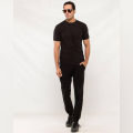 Plain Black Tshirt. 