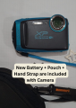 Fujifilm FinePix XP130 Digital Camera 16.4MP 5x Optical Zoom Full HD 1080p WiFi Bluetooth | includes Camera + Battery + Hand Strap + Pouch. 