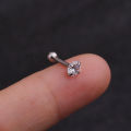 New Design Cz Curved Bar Cartilage Earring Conch Piercing Helix Stud Ear Piercing Jewelry. 