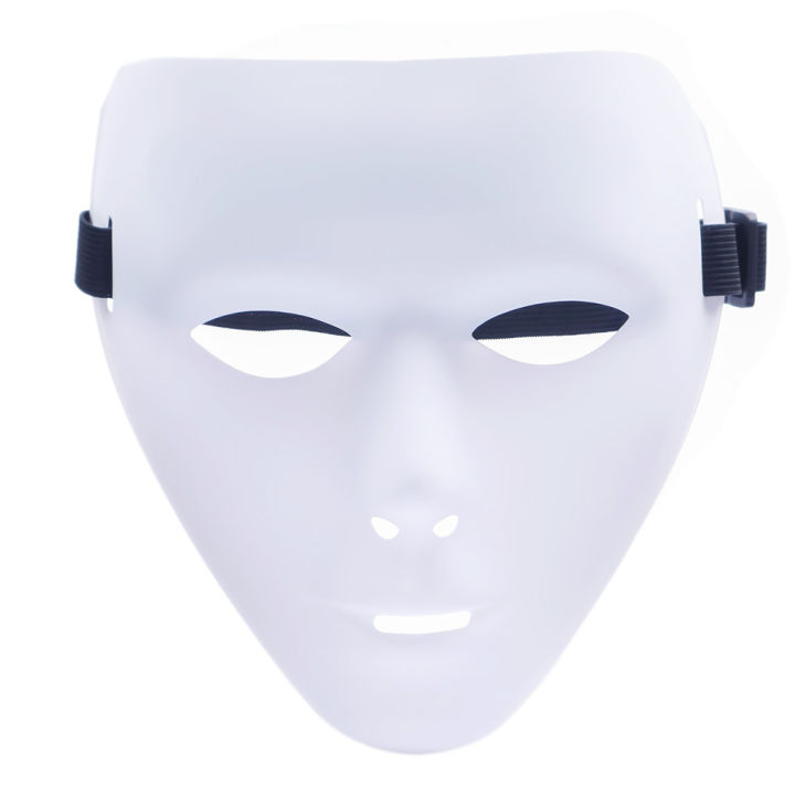 White Face Mask Halloween Party Masks Hip-Hop Ghost Dance Performances Props