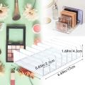 2 Pcs Acrylic Eyeshadow Palette Makeup Organizer,7-Cell, for Cosmetic. 