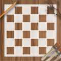 Checker Pattern Reusable Stencil For wall Painting Art DIY Home Decor, Album Crafts and Canvas. 
