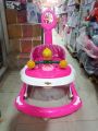 Baby Folding Walker Yellow Bird Toy with Carrier Stick - Attached Toys with Sound. 