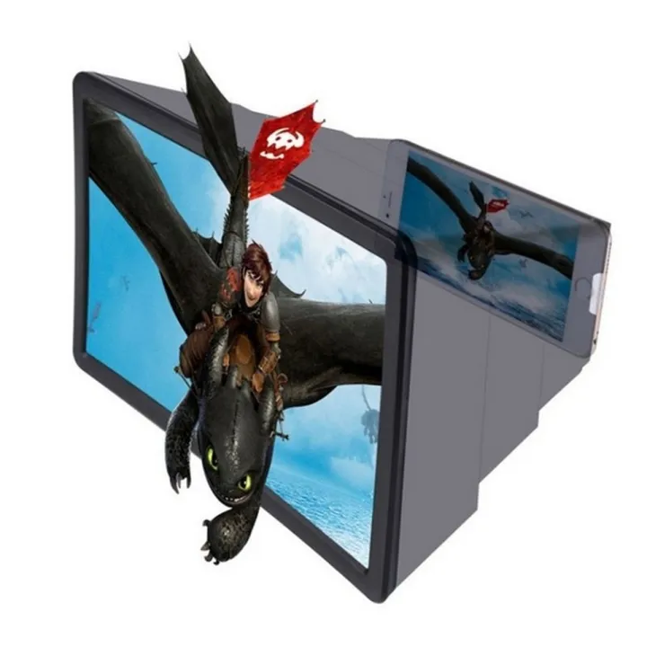 HD F2 Mobile Phone Screen Amplifier Thicken Lens Mobile HD Video Amplifier, HD Amplifier Projector Magnifying Screen Enlarge for Movies, Videos, and Gaming