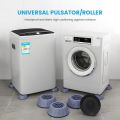 4 Furniture Pads Plastic Rubber Feet Mats Anti Vibration Washing Machine Stand Pad Non Slip Sofa Bed Foot Covers Leg Protectors. 