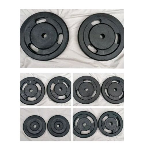 Pair%20Of%201kg%202kg%203kg%204KG%205kg%208kg%2010Kg%20High%20Quality%20Professional%20Rubber%20Plates%201%20inch%20Hole%20-%20Image%202