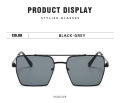 badgeNew Men's Metal Sunglasses Fashion Retro Square Glasses Sun Shades Goggle. 