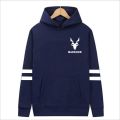 MARKHOR Hoodie Black Cotton Printed Hoody ISI Logo Hooded Upper Pocket Design Mens Pullover. 