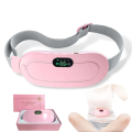 PERIOD CRAMP RELIEF BELT -Portable Menstrual Heating Pad, Heated Belly Belt for Menstrual Cramp Relief with 4 Heat Levels and 3 Modes, Electric Belt Massage for Women and Girls - Period Pain Electric Warming Belt Massager for Women-Massager. 