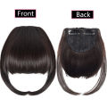 Thick Hair Bangs Straight Neat Fringes Clip In Hair Extensions Synthetic Thin Air Bangs Heat Resistant Fiber Blunt Bangs. 