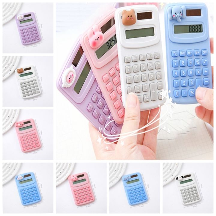 Comfortable Feel 8 Digits Cute Mini Portable Digit Calculator ...
