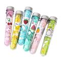 Guanjing 1 Piece Portable Mini Body Washing Bath Test Tube Confetti Foaming Flower One Time Paper Soap Slice Travel Accessary. 