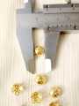 100/150 pcs 9.5, 5mm, 4mm Golden Metal Bead Caps for Jewellery Making, DIY Tussles, Crafting. 
