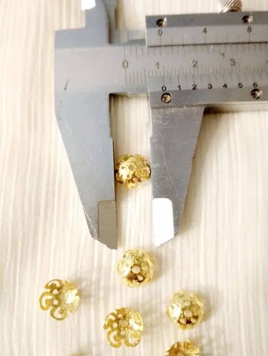 100/150%20pcs%209.5,%205mm,%204mm%20Golden%20Metal%20Bead%20Caps%20for%20Jewellery%20Making,%20DIY%20Tussles,%20Crafting%20-%20Image%204