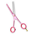 BrushnBlade Professional 6-Inch Pink Hairdressing Scissors Set – Stainless Steel Cutting & Thinning Scissors for Baber Salon & Home Use. 