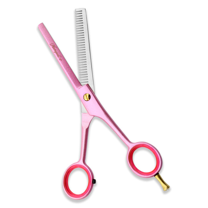 BrushnBlade%20Professional%206-Inch%20Pink%20Hairdressing%20Scissors%20Set%20%E2%80%93%20Stainless%20Steel%20Cutting%20&%20Thinning%20Scissors%20for%20Baber%20Salon%20&%20Home%20Use%20-%20Image%202