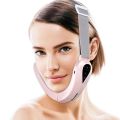 EMS Facial Massager V-Line Lift Up Belt Chin Lift Belt Machine Red Blue Light LED Face Slimming Vibration Massager Face Lifting. 