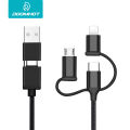 Doomhot 5 In 1 Multi Charging Cable 60W Fast Charging Cable Multi Charger Cable Multiple USB Cable Universal Charging Cord Adapter with USB Type-C Lightning Micro USB. 