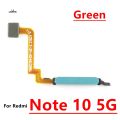 For Xiaomi Redmi Note 10 10s 4G 5G Home Button FingerPrint Touch ID Sensor Flex Cable. 