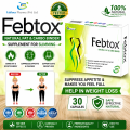 Febtox Slimming Capsules ,Febtox Natural Fat & Carbo Binder 30 Capsules – Weight Loss Supplement for Appetite Control, Fat Burner & Metabolism Support. 