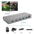 HDMI 4x1 1080P Quad Multiviewer Splitter with Seamless Switcher IR Control With Remort Control. 