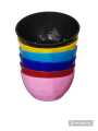 4pcs (Random Color) Plastic Bowl Random Color Microwavable Unbreakable Anti Slip Design Child Food Soup Noodle Bowl Tableware. 