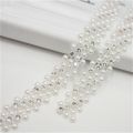 Fine Beaded And Diamond Connected Lace DIY Women's Child Headdress Bracelet Necklace Shiny Making Gift Box Multipurpose Ribbon. 