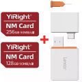NM card 128/256GB nano memory card Huawei Mate40 Mate30/50 mate 20X Pro P40 P50 Pro series NM/SD/USB/Type -C Lexar card reader. 