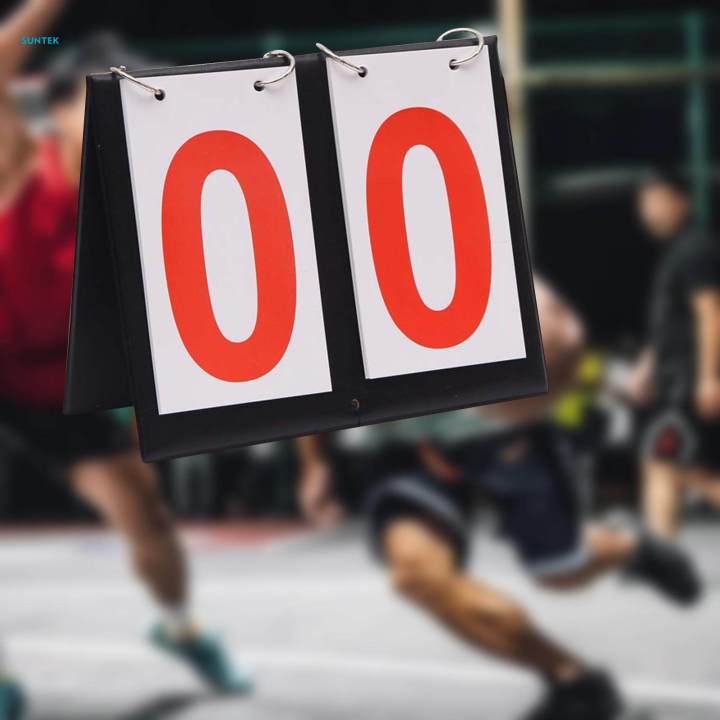 Table Top Scoreboard 0-99 Flip Score Keeper for Team Games Baseball Tennis