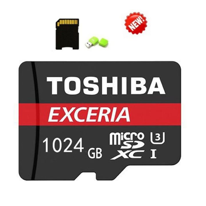 【COD+Ready Stock + FREE Shipping 】2023 Toshiba MicroSD memory card SD TF 1024GB 512GB 256GB 128GB 64GB 32GB 16GB 8GB UHS-I U1 90MB / S CLASS 10 M203 Memori Kad
