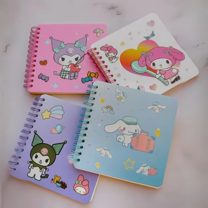 Creative%20Kawaii%20Spiral%20Kuromi%20Sanrio%20Weekly%20Planner%2085%20Sheets%20Purple%20Kuromi,%20Black%20Kuromi,%20My%20Melody%20and%20Cinnamoroll%20-%20Image%202