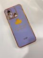 Asfand Brothers for Redmi 12c Back Cover Luxury 6D Plating Soft Case Camera Lens Protection - Crome Case. 
