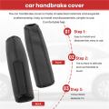 Car Leather Gear Handbrake Cover Shift Lever Cover for K2 A. 