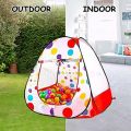 Kids Play House Popup Tent House Foldable Baby Play Tent With 50 Colorful Balls For Girls & Boys – 7003. 