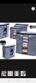 6 Pack Clothes Storage, Foldable Blanket Storage Bags, Storage Containers for Organizing Bedroom, Closet, Clothing, Comforter, Organization and Storage with Lids and Handle. 