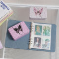 Hisocute Homemade Girl Butterfly Card Student Desktop Iron Sticker Stationery Headphone Storage Box. 