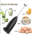 Coffee Beater Electric Handheld Milk Frother | Stainless Steel Whisk Mixer | Portable Foam Maker for Cappuccino & Latte. 