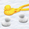 Duck Rice Mold with Handle Snowball Maker Onigiri Mold Winter Snow Toys Cute Animal Rice Shaper for Kids and Adults. 