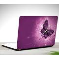 Purple Butterfly Laptop Back Skin Vinyl Stickers Decal,12 13 14 15 15.6 inches Notebook Laptop Skin Sticker for all Laptops. 