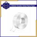 Keep Smiling  3 Meter Double Sided Adhesive Nano Tape Transparent. 